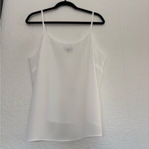 NIC+ZOE Classic White Camisole Size L